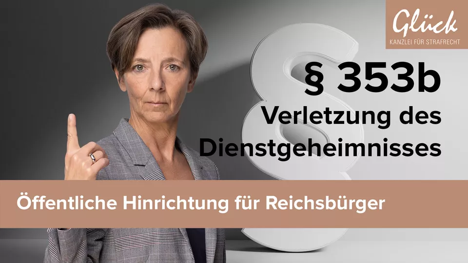 Verletzung des Dienstgeheimnisses nach § 353b StGB dargestellt durch Paragraphenzeichen