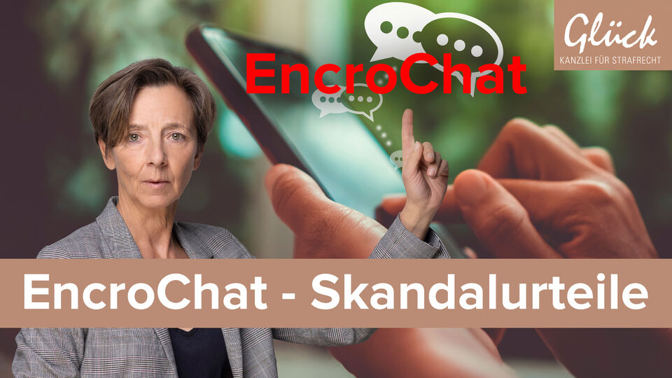 EncroChat und Chat-Nachrichten auf einem Smartphone