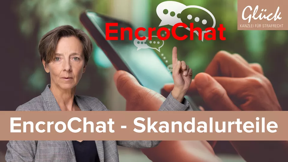 EncroChat und Chat-Nachrichten auf einem Smartphone