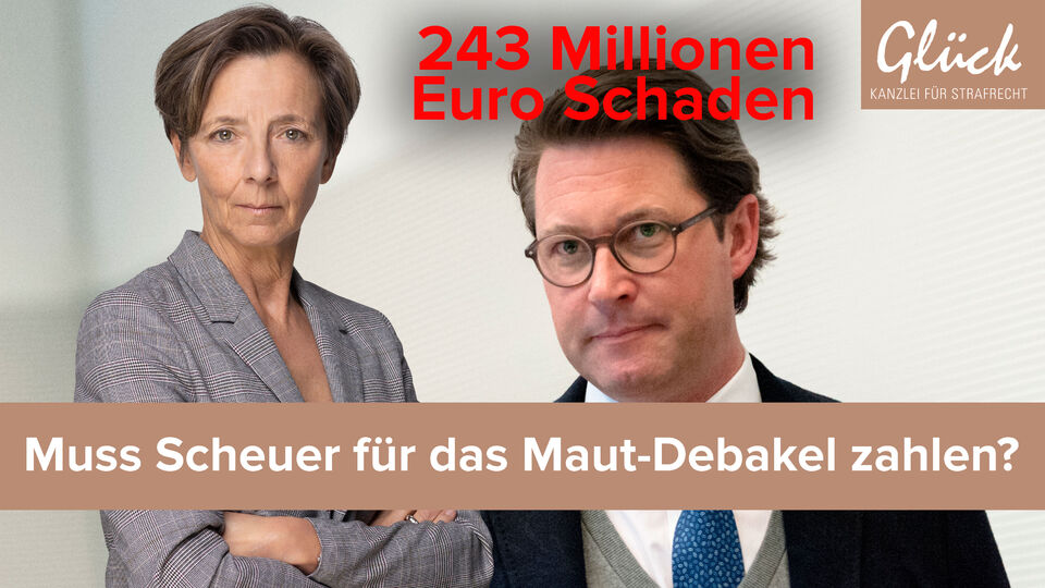 243 Millionen Euro Schaden - Muss Scheuer für das Maut-Debakel zahlen?