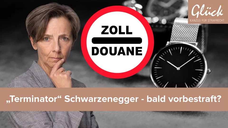 Zollschild als Symbol für ein Ermittlungsverfahren wegen Schmuggels
