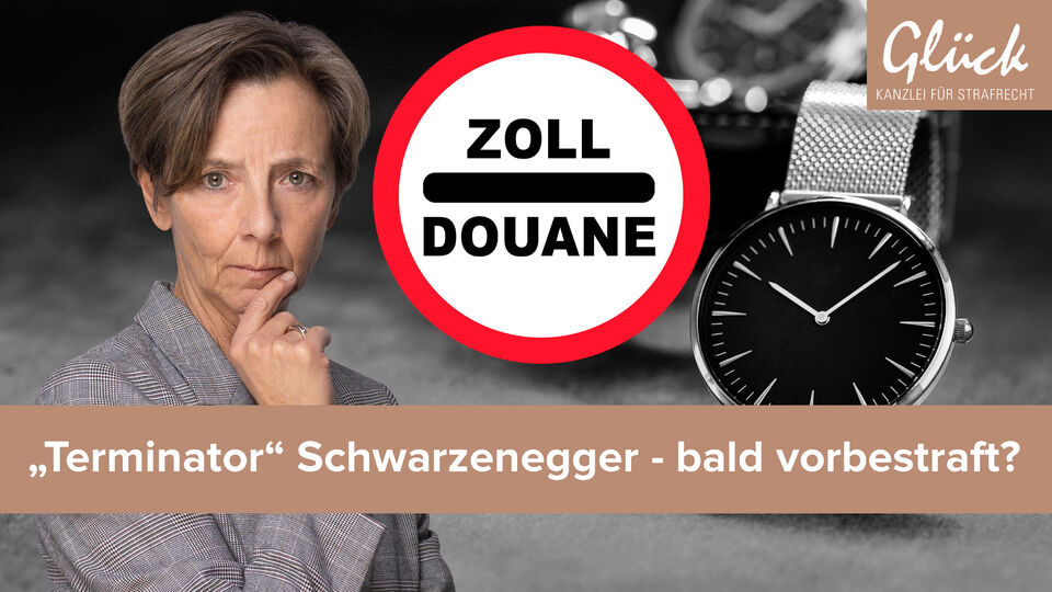 Zollschild als Symbol für ein Ermittlungsverfahren wegen Schmuggels