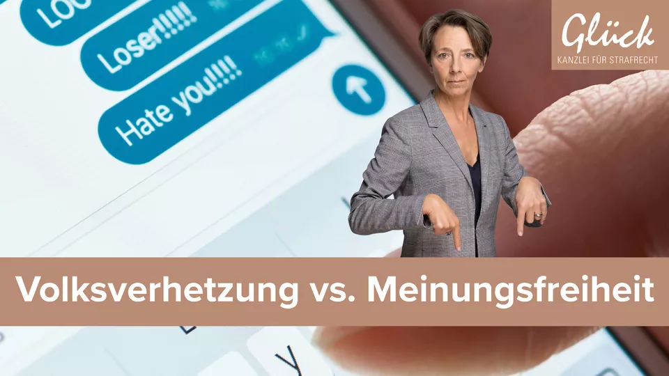 Chatverlauf auf Smartphone - Meinungsfreiheit und Volksverhetzung.