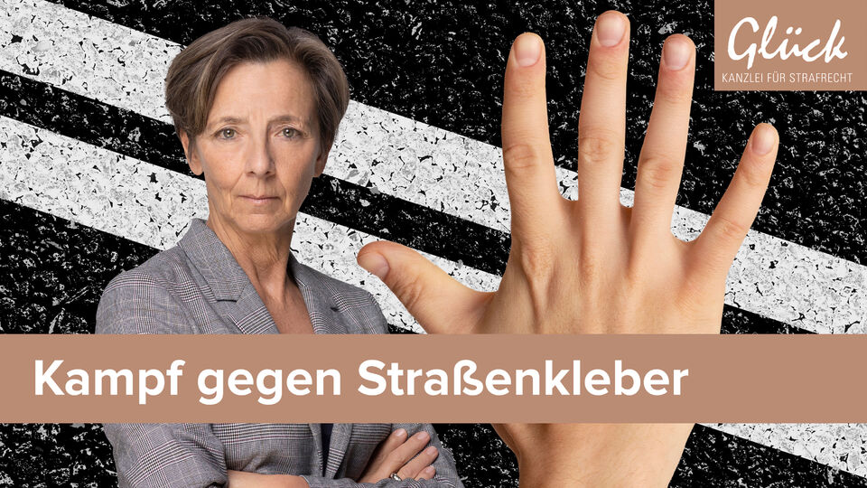 Blockierte Straßen - Kampf gegen Straßenkleber