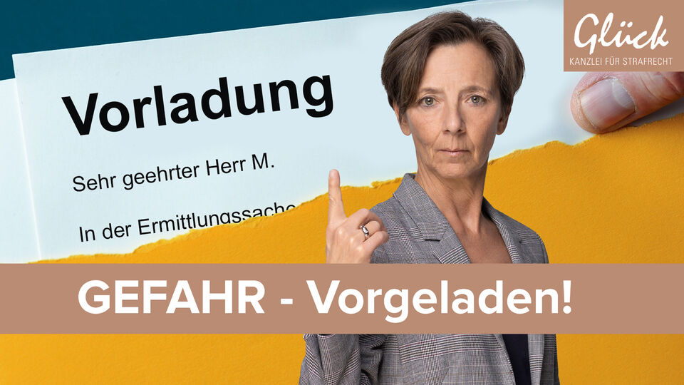 Vorladung der Polizei in einem Schreiben zur Ermittlungssache