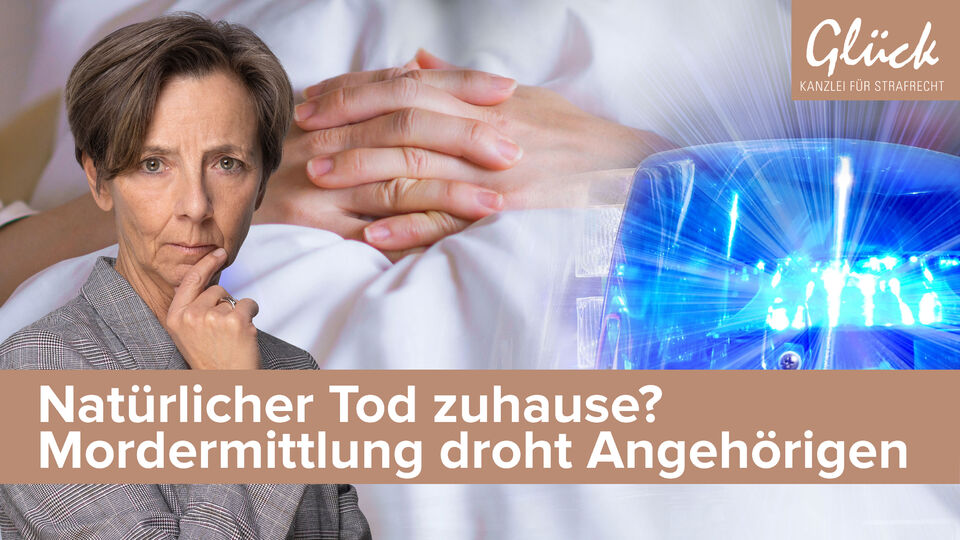 Christina Glück, Strafverteidigerin aus Schweinfurt erklärt, wann die Kriminalpolizei nach einem Todesfall nach Hause kommt.