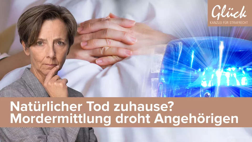 Christina Glück, Strafverteidigerin aus Schweinfurt erklärt, wann die Kriminalpolizei nach einem Todesfall nach Hause kommt.